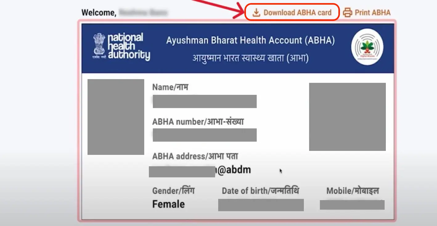 Download Ayushman Health Card