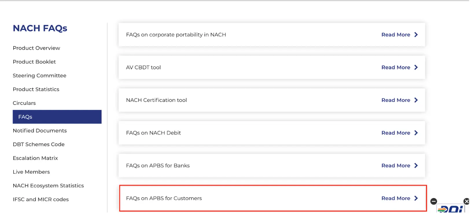Download NPCI Bank Link Application Form PDF Link in Customer FAQs